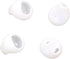 ALXCD Ear Gels Tips for Galaxy Ear Buds, 2 Pair Soft Comfortable White Silicone Replacement Ear Tips for Samsung Galaxy Earphone S6edge/ S7/ S7edg...