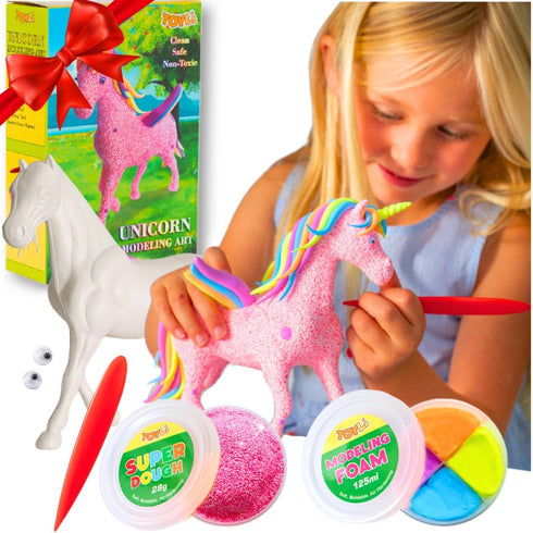 TOYLI Unicorn Modeling Art, Unicorn Art Craft Kit, Unicorn Arts and Crafts for Kids 4-6, Unicorn Arts and Crafts for Kids...