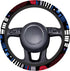 Akkya Car Steering Wheel Cover for Women Girl Men, Universal Fit 15 Inch, Black Interior Auto Accessories Decorations Aesthetic Wheel Covers for J...