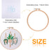 FEPITO 4 Sets Embroidery Starter Kit with Pattern and Instructions Cross Stitch Kit Includes 4Pcs Embroidery Clothes with Floral Pattern, 2 Pcs Em...