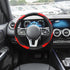 Car Steering Wheel Cover, 15 Inch Carbon Steering Wheel Cover, Breathable Anti-Slip Steering Wheels Accessories for Men Women, Car Interior Access...