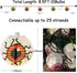 Halloween Eyeball Lantern String Lights, 8.5Ft Spooky Lantern LED Lights with 10 Novelty Eyeball Printed Lanterns for Halloween Hunting Party Outd...