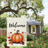 Fall Garden Flag Outdoor 12x18 double sided Courtyard Bag Garden Thanksgiving Pumpkin, Deciduous Harvest flag Welcome Holiday flag outside...
