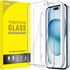 JETech Screen Protector for iPhone 15 Plus 6.7-Inch, Bubble Free, Tempered Glass Film with Easy Installation Tool, Case-Friendly, HD Clear, 2-Pack...