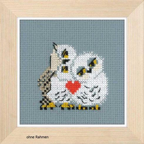 Riolis Love Counted Cross Stitch Kit-3.5"X3.5" 14 Count...