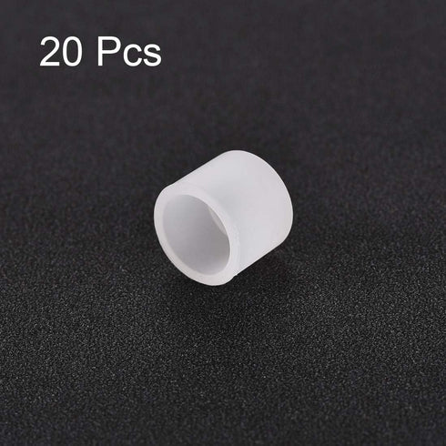 uxcell 20pcs RCA Female Connector Socket Jack Plug Protector Cap Cover Clear for DVD Amplifier Receiver Dust Proof...