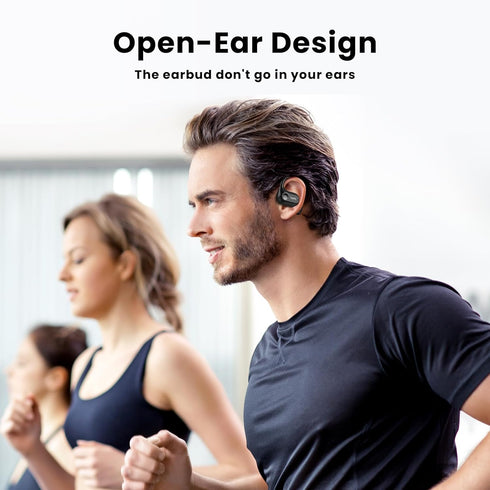 WOINNMM Open Ear Headphones,Bluetooth 5.3 Wireless Earbuds with Mic,LED Display,Immersive Stereo Sound,Clear Calls,30H Playback,Light Weight Runni...