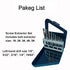 High Speed Steel Screw Extractor & Left Hand Drill Bit Set of 10, Easy Out Screw Extractor Set for Removing Broken Screws, Bolts & Studs...
