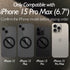 for iPhone 15 Pro Max Front and Back Screen Protector, iPhone 15 Pro Max Front & Back Glass Protector Tempered Glass HD Clarity Compatible with iP...