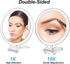 10x Magnifying Handheld Mirror, 2-Sided with Adjustable Stand, Foldable and Portable, Suitable for Makeup, Shaving, Deep Cleaning...