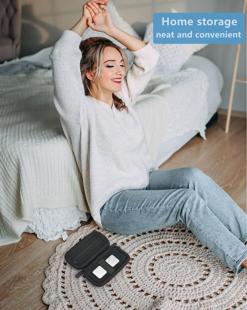 Heart Rate Monitor Case Compatible with, KardiaMobile 1-Lead Personal EKG Monitor/KardiaMobile 6-Lead Personal EKG Monitor, Hard Travel Carrying C...