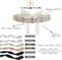 yanstar Handmade Wedding Belt Bridal Belts and Sashes Crystal Rhinestone Ribbon Belt for Wedding Dress Bridesmaid Prom Gowns...