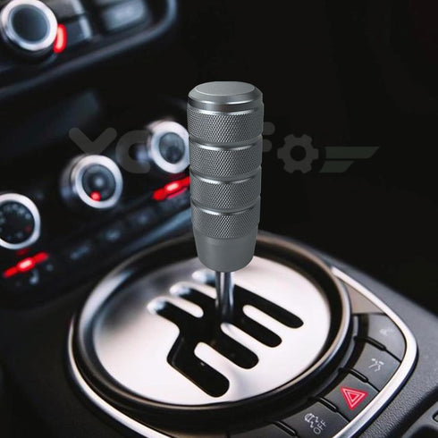 Shift Knob, 3.78" Aluminum Weighted Car Gear Stick Shifter Manual knobs Fit Universal Manual Transmission Vehicle with 4 Threaded Adapters M8 M10 ...