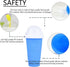 Magic Slushy Maker Cup, Quick Frozen Smoothies Cup,Cooling Cup Double Layer Squeeze Cup,Homemade Milk Shake Ice Cream Maker diy for Kids and Famli...
