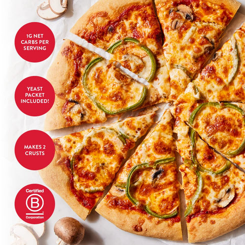 King Arthur Baking Keto Pizza Crust Mix, 1g Net Carbs Per Serving, Low Carb & Keto Friendly, 10.25 oz...