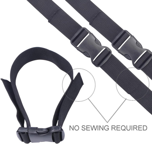 10 Pack Plastic 3/4" Side Release Buckle Dual Adjustable Outdoor Camping Tactical Backpack Belt Strap Webbing Bag Hardware Accessories 3/4" Dual R...