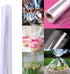 AnapoliZ Clear Cellophane Wrap Roll | 100’ Ft. Long X 16” In. Wide | 2.3 Mil Thick Crystal Clear | Gifts, Baskets, Arts & Crafts, Treats, Wrapping...