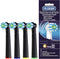 8 Pack Replacement Toothbrush Heads Compatible with Oral b Electric Toothbrush (4 Black)...