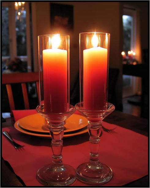 Posterizer 1 pcs-candlelit dinner for two at home -cute Valentine's Day poster -1-Romantic Art-Holiday Poster -Gift for Couples boyfriend girlfrie...