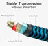 3.5mm to 6.35mm TRS Stereo Audio Cable 6.6ft 1/8 to 1/4 Stereo Cable 6.35mm 1/4" Male to 3.5mm 1/8" Male Bidirectional Cable for Guitar, Piano, Am...