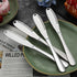 6PCS Silver Butter Knives Set, Highly Mirror-Polished Butter knife Spreader, Stainless Steel Spreader Knife, Butter Slicer, Serrated Butter Cutter...