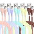 GELRHONR 5Pack USB C Charging Cable,USB-A to USB Type C 3A Fast Charging Cable,Colourful USB C Cable for Tablet,Phone-1M...