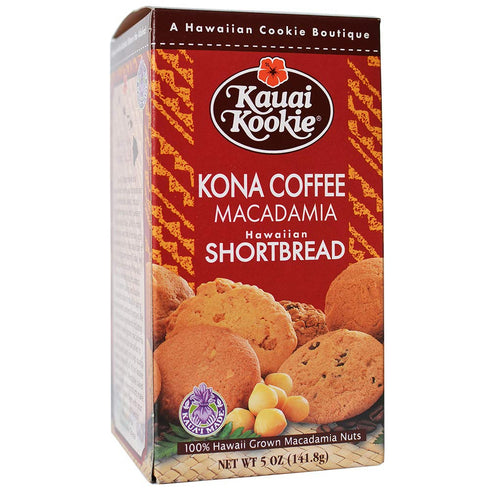Kauai Kookies Kauai Kona Coffee Macadamia, 5 oz....