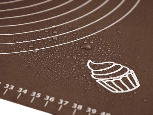 Silicone Baking Mat for Rolling Pastry Dough with Measurements, 25.6 x 17.7 BPA Free Non stick and Non Slip Coffee Table Sheet Baking Supplies for...