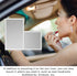 2 PCS Car Visor Vanity Mirror, Stainless Steel Automotive Makeup Mirror, Sun-Shading Cosmetic Mirror Stick on Visor, Seatback, Dashboard, Window, ...