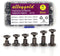 90 Sets Black Chicago Screw Leather Assorted Kit ?6 Sizes of Screw Rivets for Leather Rivet ?for DIY Leather Craft and Bookbinding (M5 X 4, 5, 6, ...