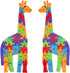 LovesTown Giraffe Wooden Puzzle, 26PCS Jigsaw Puzzle Alphabet and Number Blocks Wooden Building Blocks for Kid Preschool...
