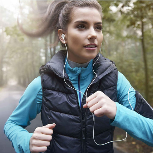 UrbanX Corded Stereo Earbuds Headphones for Amazon Fire HD 10 Plus (2021) (US Version with Warranty) with Microphone and Volume Buttons Braided Ca...