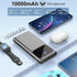Portable Charger, 10000mAh Power Bank, Fast Charging Battery Pack with USB C/USB A Output, Tri-Outputs Digital Display Portable Phone Charger for ...