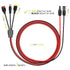 3-in-1 (XT60, DC7909, Anderson) Adapter Extension Cable, 10FT 12AWG Compatible with Anderson DC 8mm Adapter XT60 Connector for Outdoor Portable So...