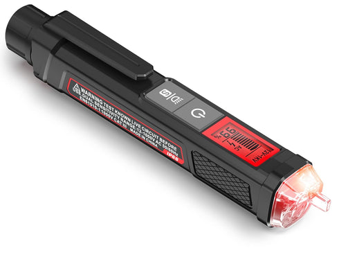 KAIWEETS Voltage Tester/Non-Contact Voltage Tester with Signal Percentage, Dual Range AC 12V/70V-1000V, Live/Null Wire Tester, Electrical Tester w...