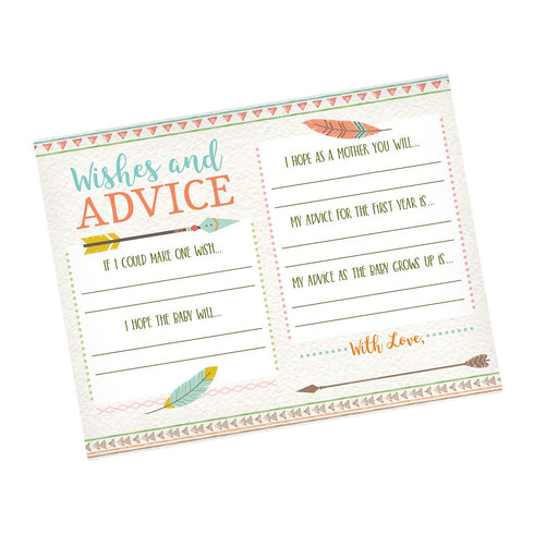 Lillian Rose Boho Baby Shower Wishes Cards...