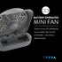 O2COOL Treva 5 Inch Battery Powered Fan Portable Desk Fan 2 Cooling Speeds with Compact Folding & Tilt Design Small Fan Cubicle Accessories Mini F...