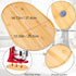 Mixer Sliding Slider Compatible with KitchenAid Bowl Lift Mixer - Bamboo Kitchen Countertop Storage Mover Sliding Caddy Moving Tray for Kitchen Ai...