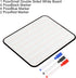 PATIKIL Dry Erase Board with Lines Set, 12" x 9" Small Double Sided White Board with Markers for Writing Practice Learning at Home Office Study, B...