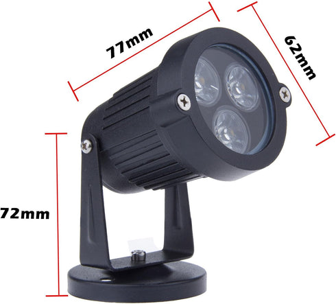 LemonBest® LED Low Voltage Landscape up Down Light for Outdoor Yard Step Lighting Warm White...