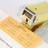 MultiBey Mini Gold Stapler with Staples, Acrylic Metal Desk Stapler with 26/6 Staples, 18 Sheets Capacity, Small Stapler for Women, Girls, Teenage...