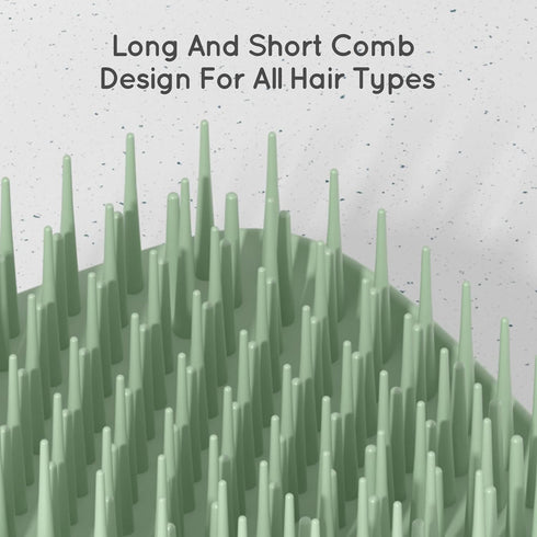 Scalp Massager Shampoo Brush,Scalp Scrubber for Dandruff Removal, Scalp Care Hair Brush Wet & Dry detangler for Men and Women?Hard for medium long...