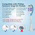 Electric Toothbrush Heads for Philips Sonicare Replacement Heads, 8 Pack Replacement Toothbrush Heads Soft Philips Sonicare A3 Sensitive Replaceme...