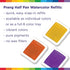 PRANG Refill Pans for Half Pan Watercolor Paint Sets, 12 Pans per Box, Blue Green (08015)...