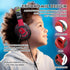 Kids Headphones Volume Limited 85/110dB for Over-Ear Foldable Sound Protection Headset with Mic Inline AUX 3.5mm Cord for Child School Travel Tabl...