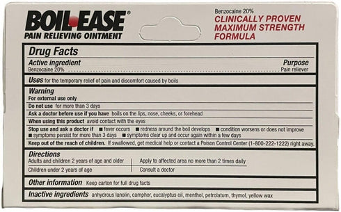 Boil Ease Pain Relieving Ointment, 1 Ounce (3 Pack)...