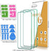 Kesuwe [3 Pack Screen Protector for LG V60 ThinQ, V60 ThinQ 5G, V60 ThinQ 5G UW, High Definition, 9H Hardness Tempered Glass, Anti Scratch, Ultra ...