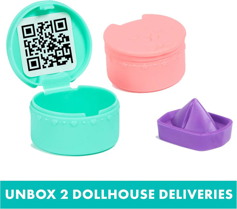 Gabby's Dollhouse, Baby Box Cat Craft-A-Riffic Room with Exclusive Figure, Accessories, Furniture and Dollhouse Delivery, Kids Toys for Ages 3 and...