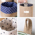 4 PCS Storage Basket,Wall Hanging Storage Bag,Small Hanging Baskets Wall,Hanging Pocket,Hanging Wall Storage,Wall Basket Storage,Baskets Hanging o...