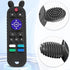 TV Remote Control Shape Baby Teething Toys and Phone Shape Teether Toys for Babies 6-12 Months, Soft Flexible Silicone Chew Toys for Baby - Black...